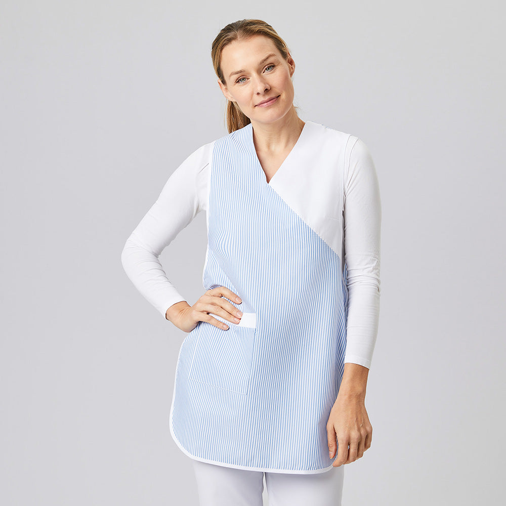 blau/weiß gestreift