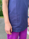 Pflegekasack Damen - Florence dunkelblau/beere/grau