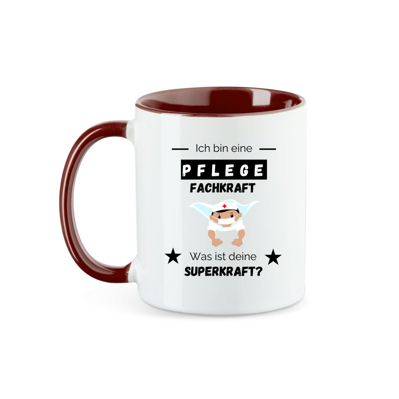 Pflegesuperkraft Tasse - Sublitasse Intone