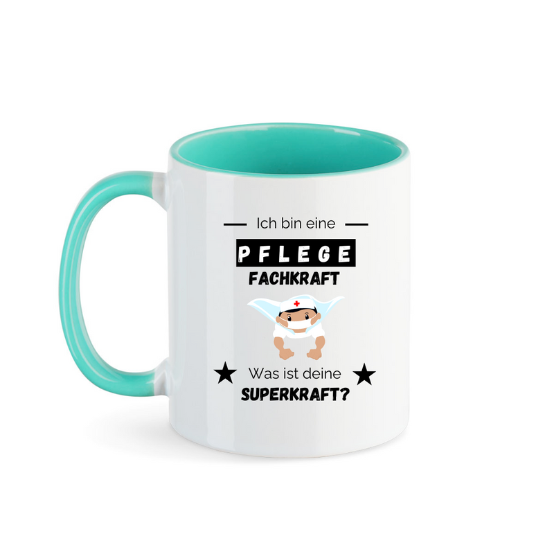 Pflegesuperkraft Tasse - Sublitasse Intone