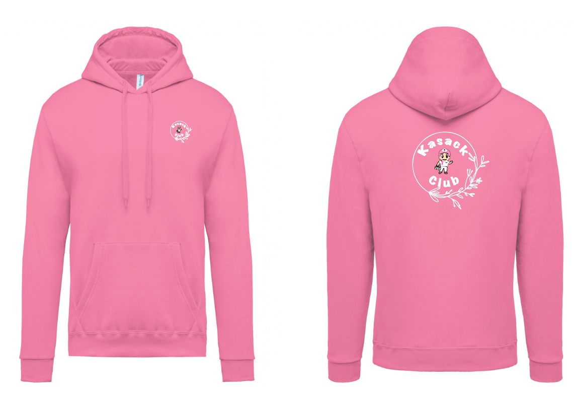 Baby pink leavers hoodie sales