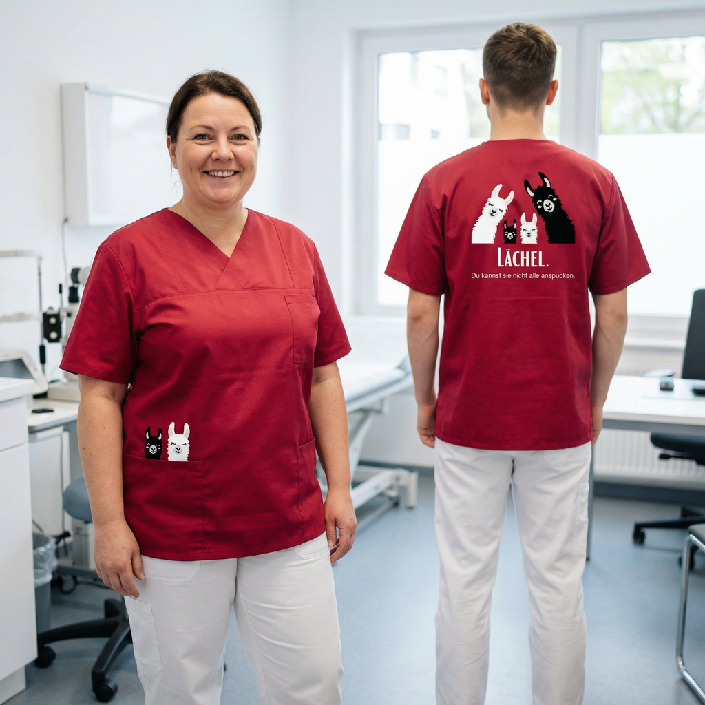 B-well Marco Gezondheidskas voor heren, medisch uniform, korte mouwen, met V -hals, Wit, L B-well Marco Gezondheidskas voor heren, medisch uniform, korte mouwen, met V -hals, Wit, L