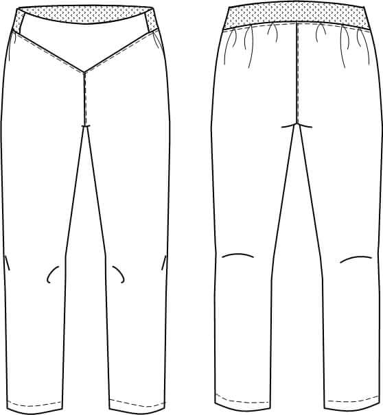 Damenhose Bi-Stretchgewebe – Modell 2437