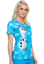 Damen-Kasack Dickies Cherokee Frozen Olaf - Disney