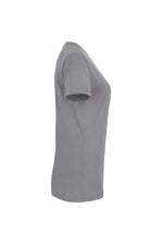 Damen V-Shirt Mikralinar®, No. 181 HAKRO, schwarz, weiß, grau