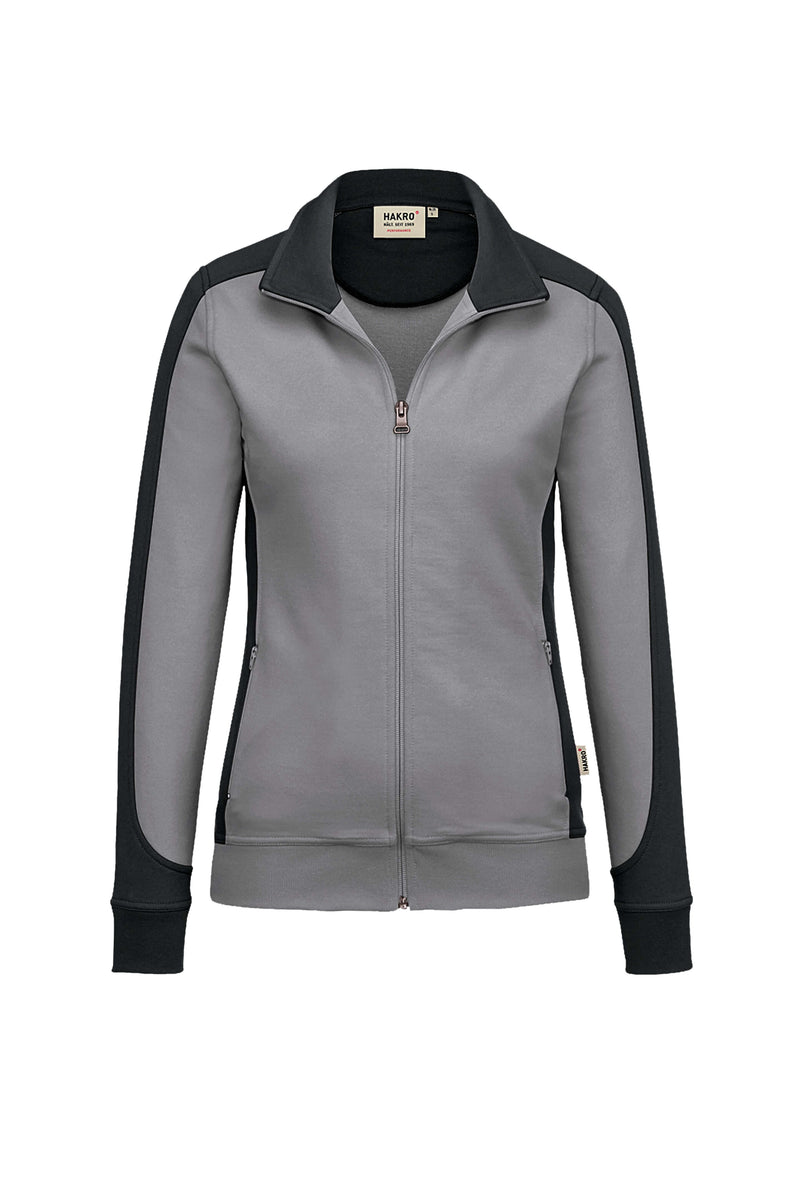 Damen Sweatjacke Contrast Mikralinar®, No. 277 HAKRO