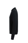 Longsleeve-Poloshirt Mikralinar®, No. 815 HAKRO, schwarz, weiß, grau