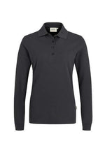 Damen Longsleeve-Poloshirt Mikralinar®, No. 215 HAKRO, schwarz, weiß, grau